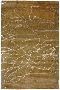 Designer Teppich 150x243cm - braun – product image