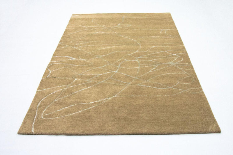 Designer Teppich 150x243cm - braun