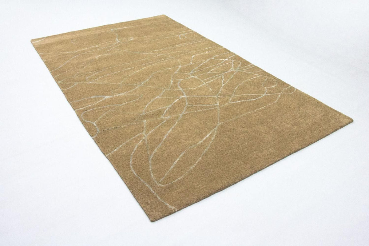 Designer Teppich 150x243cm - braun