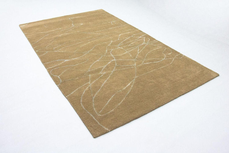 Designer Teppich 150x243cm - braun
