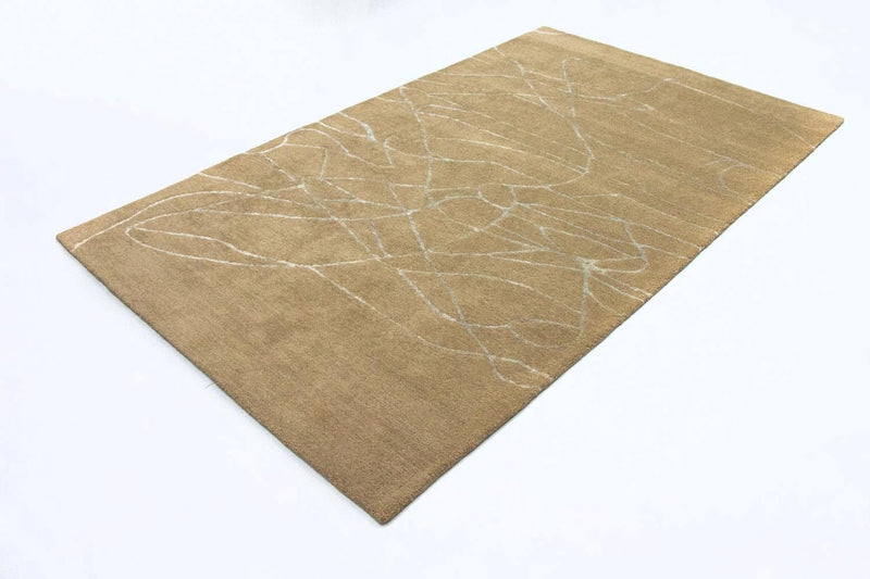 Designer Teppich 150x243cm - braun