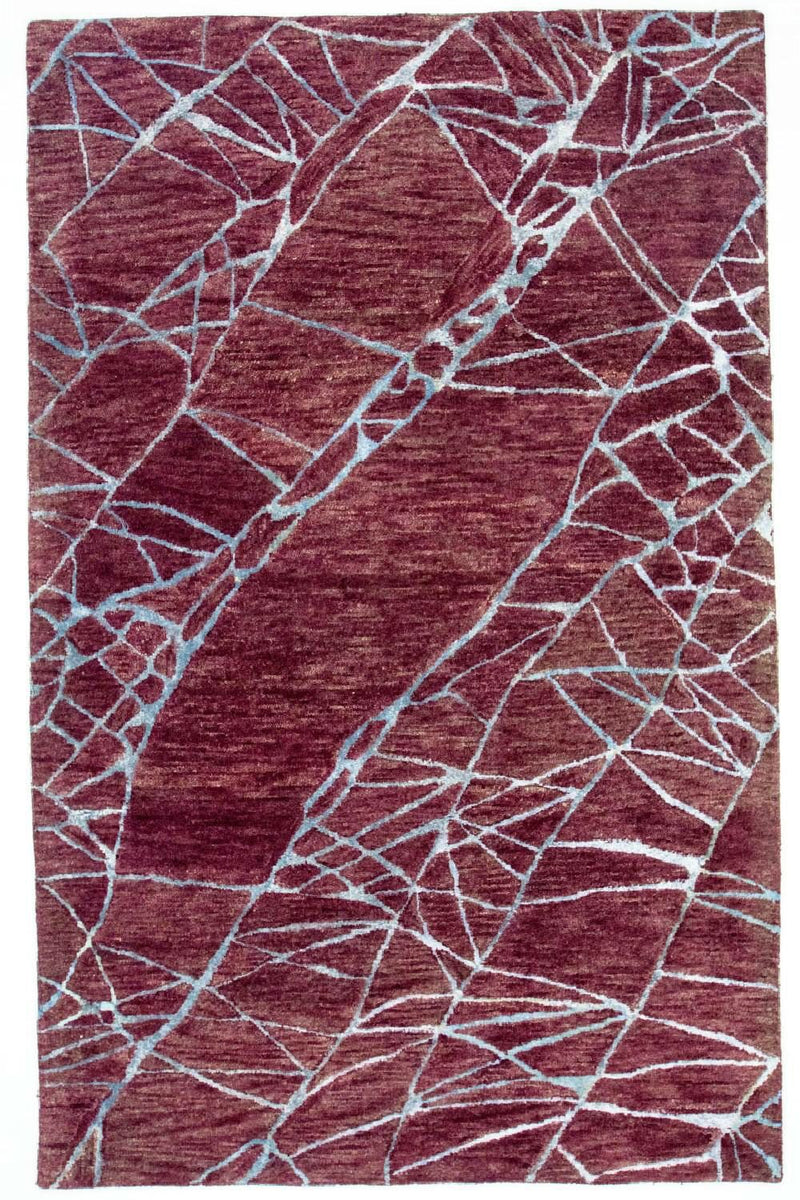 Designer Teppich 153x245cm - braun