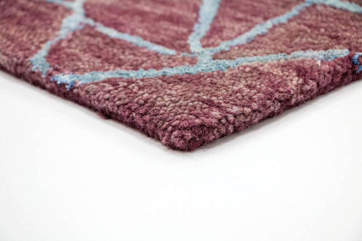 Designer Teppich 153x245cm - braun