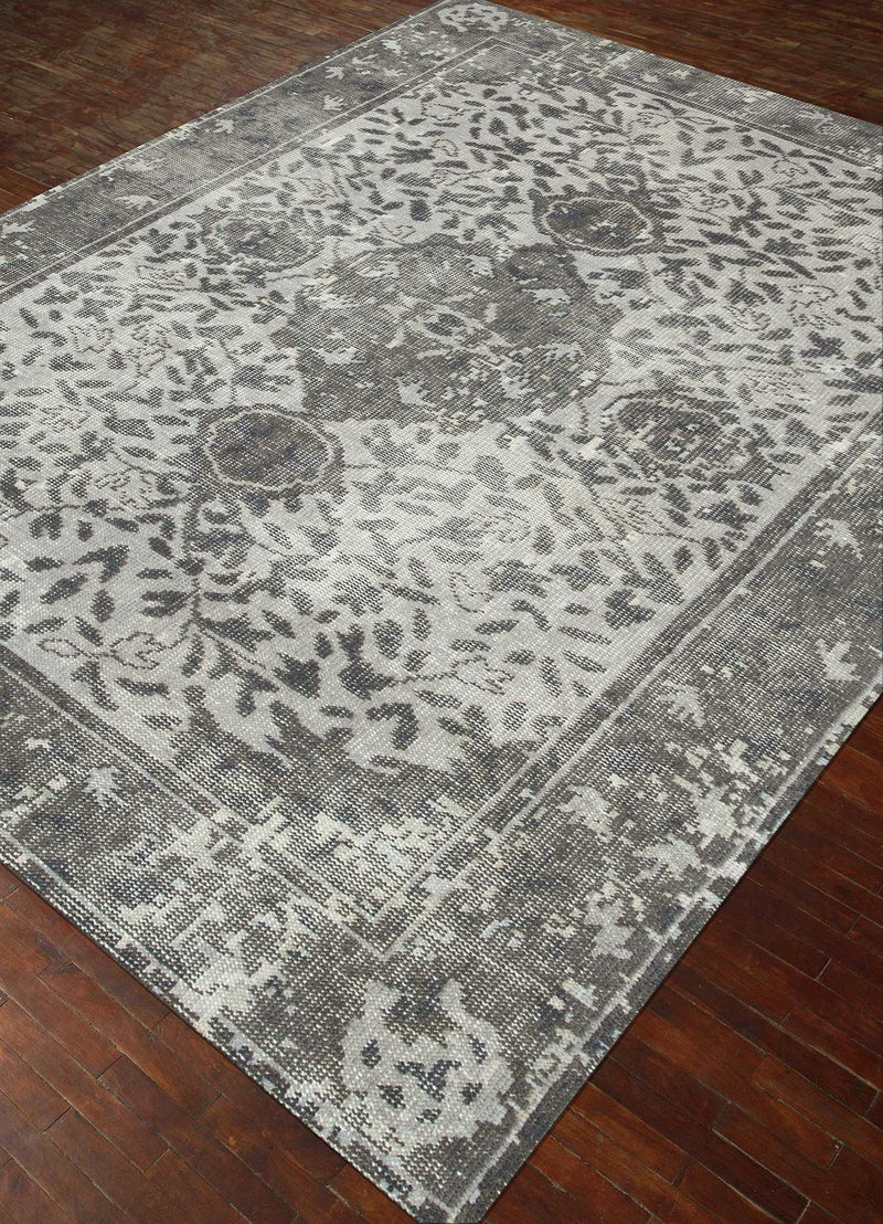 Wollteppich - 240 x 300 cm - grau