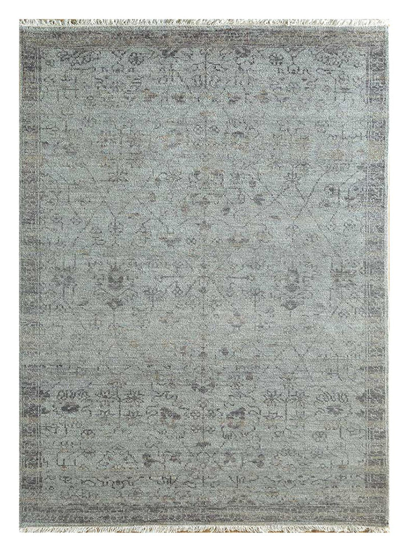 Wollteppich - 240 x 300 cm - lichtblau