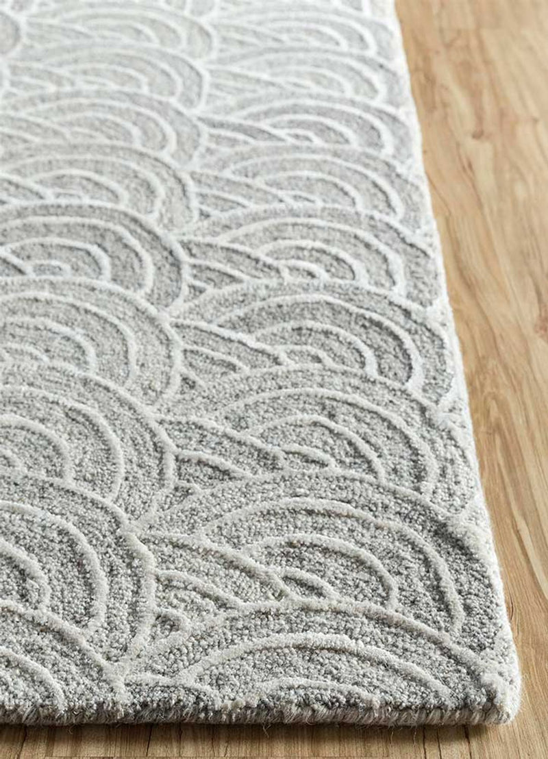 Wollteppich - 150 x 240 cm - beige