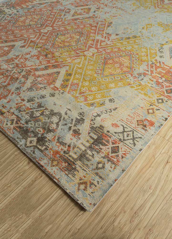 Wollteppich - 240 x 300 cm - orange