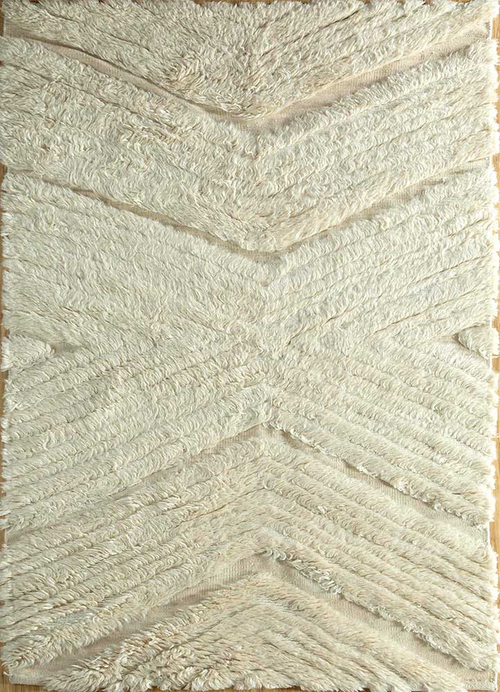 Wollteppich - 150 x 240 cm - creme