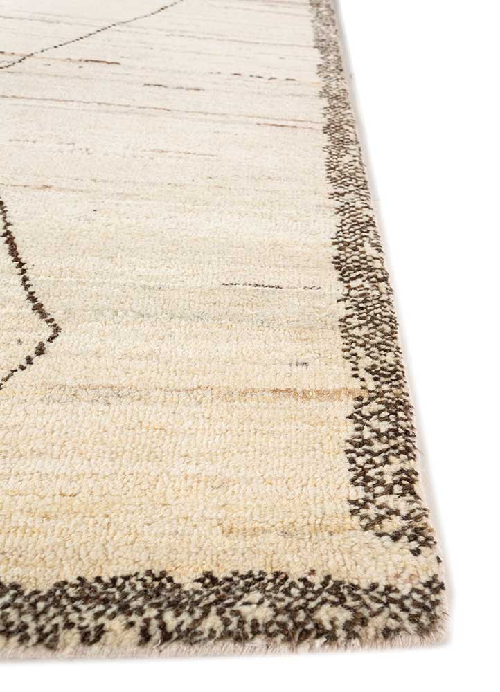 Wollteppich - 180 x 270 cm - creme