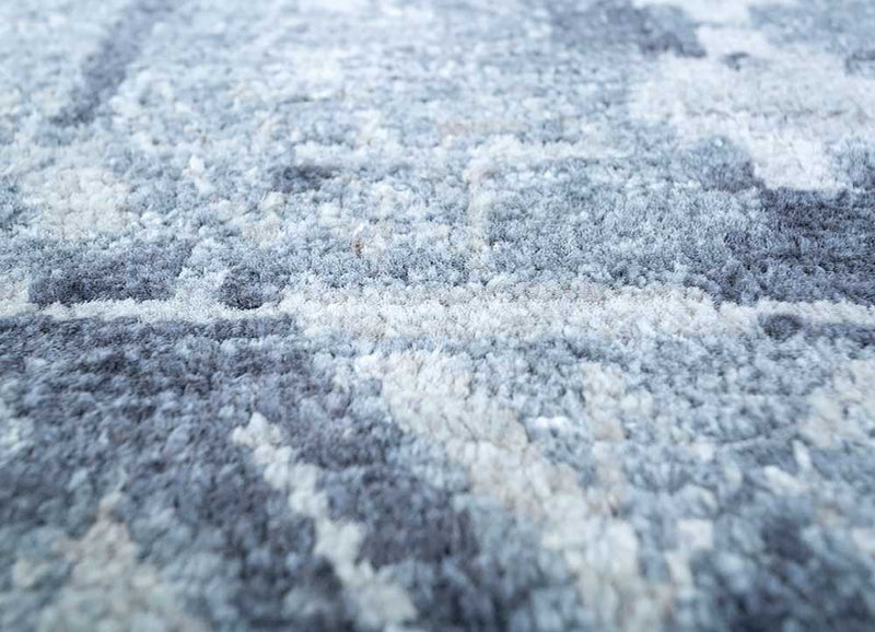 Designer Teppich - 240 x 300 cm - hellblau