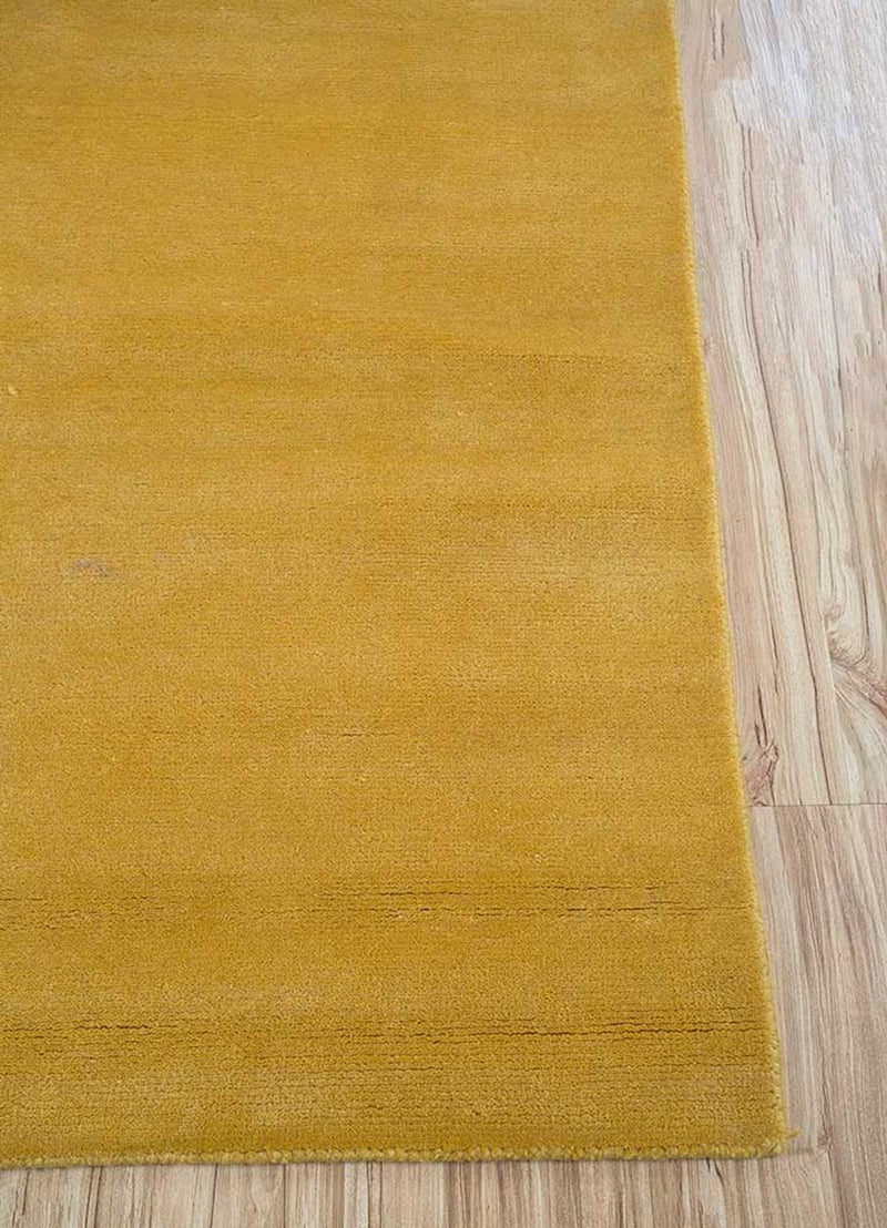 Wollteppich - 180 x 270 cm - gold