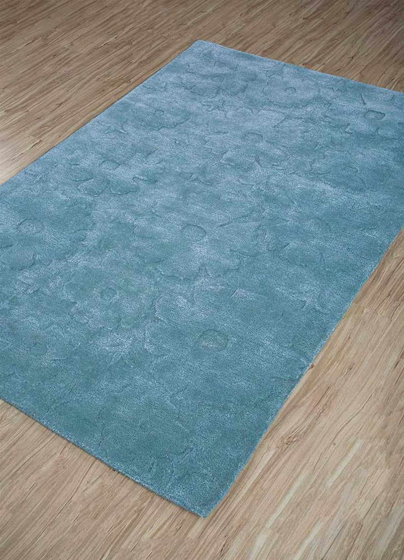 Wollteppich - 180 x 270 cm - türkis