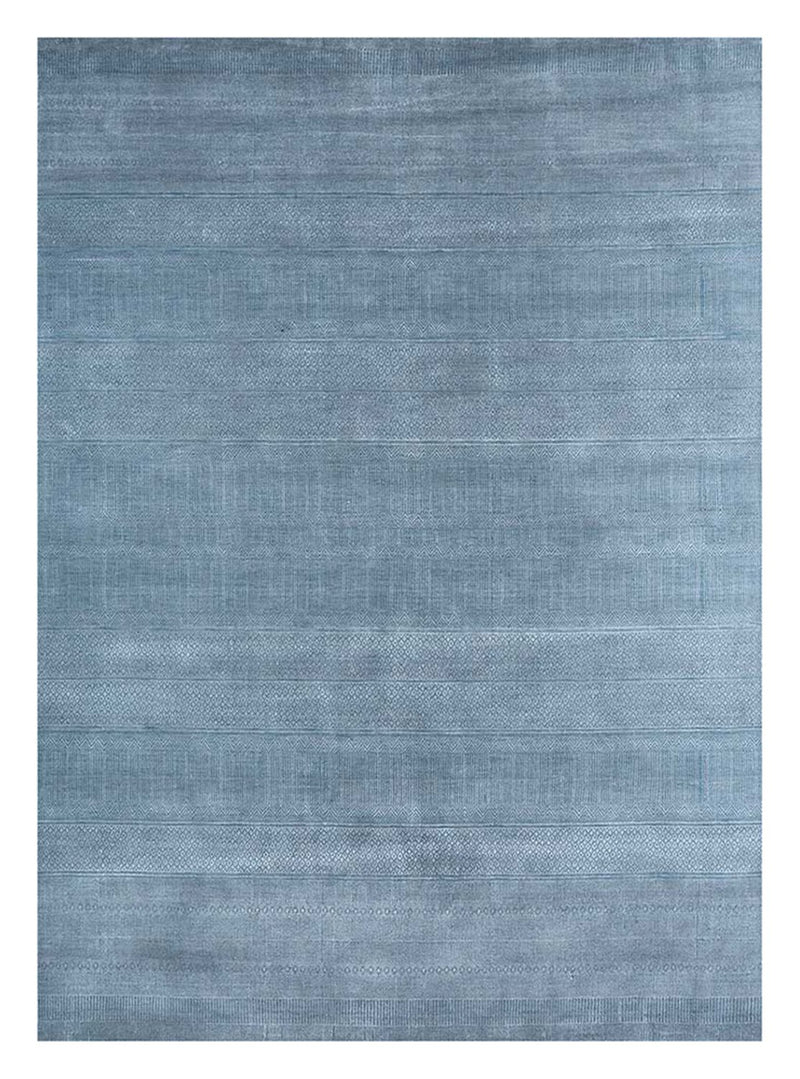 Wollteppich - 240 x 300 cm - blau
