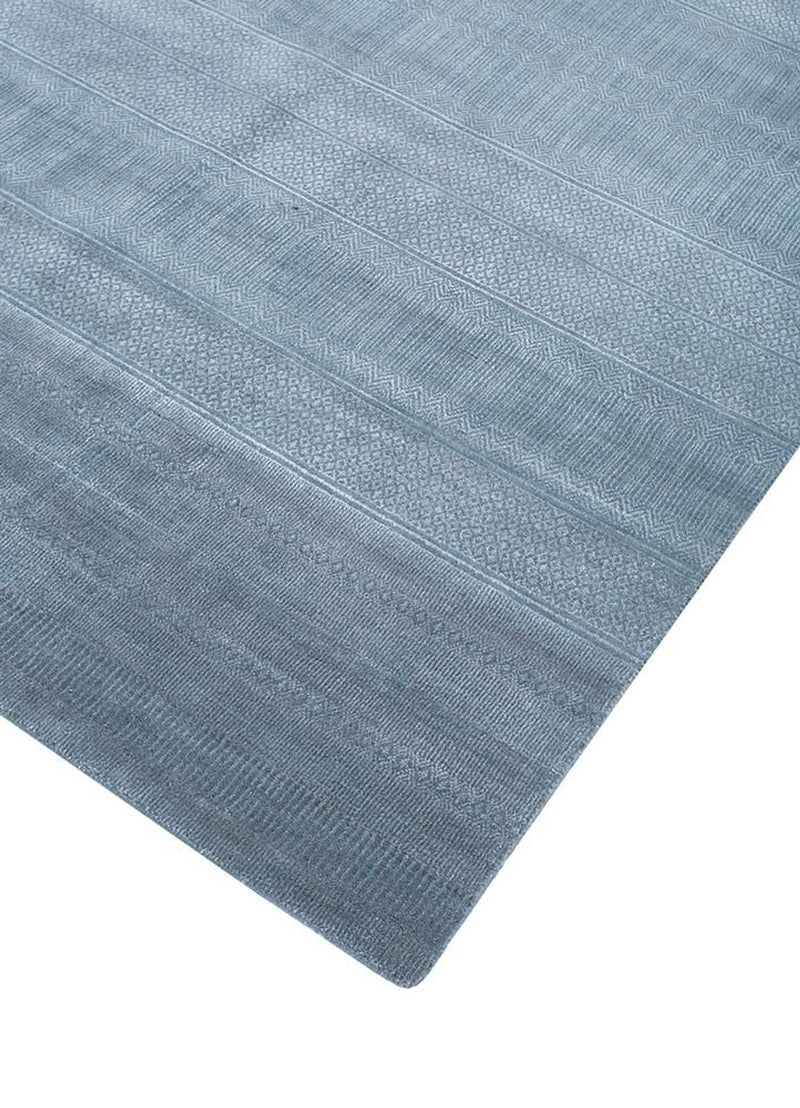 Wollteppich - 240 x 300 cm - blau