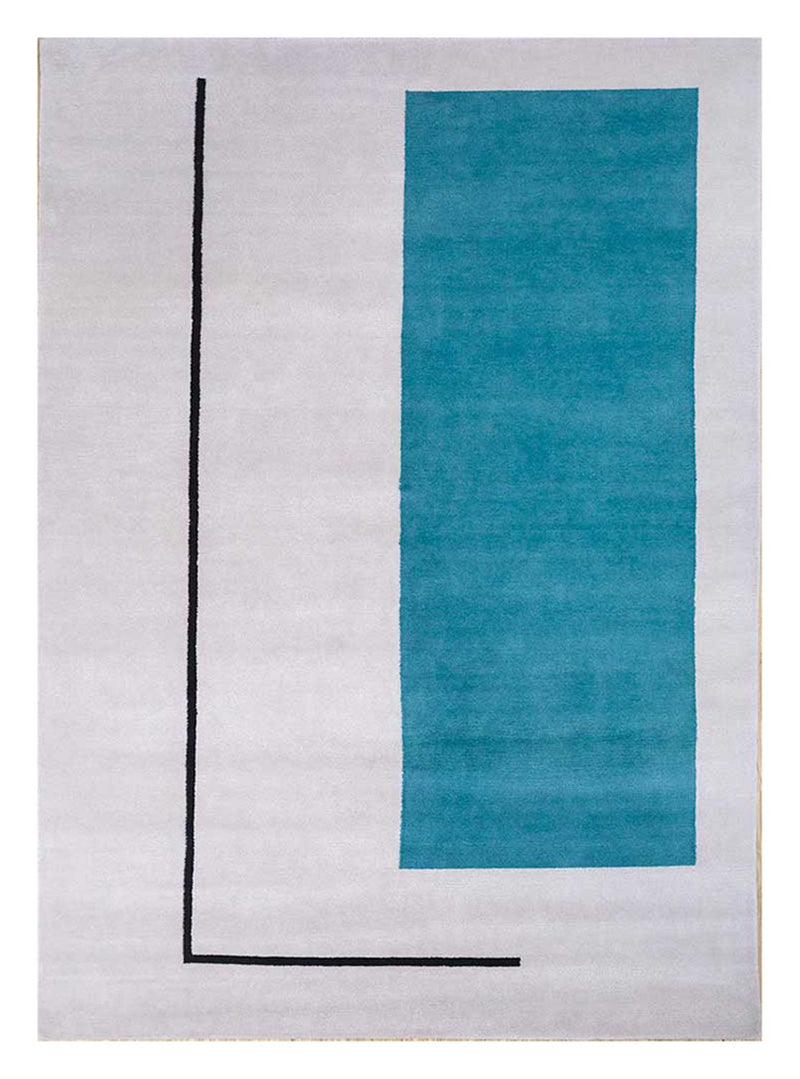 Wollteppich - 180 x 270 cm - dunkelgrau