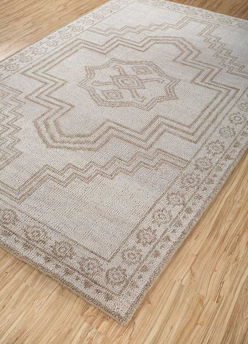 Wollteppich - 180 x 270 cm - creme
