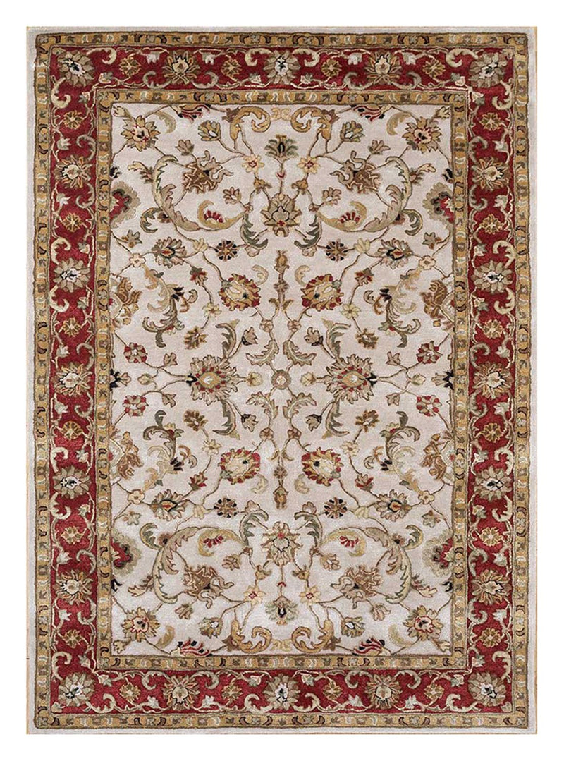 Wollteppich - 180 x 270 cm - creme