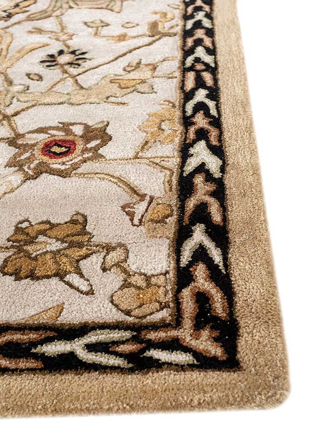 Wollteppich - 180 x 270 cm - creme