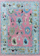 Wollteppich - 180 x 270 cm - rosa