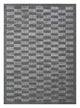 Wollteppich - 180 x 270 cm - schwarz-weiß
