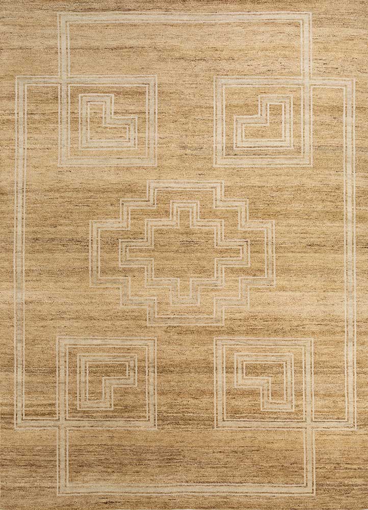 Wollteppich - 240 x 300 cm - beige
