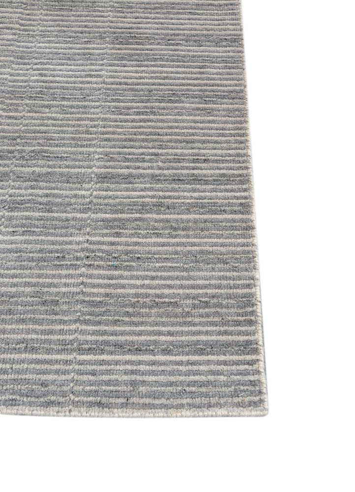 Wollteppich - 180 x 270 cm - hellgrau