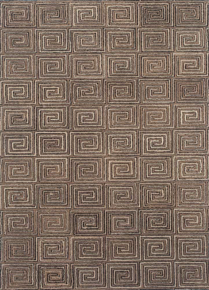 Wollteppich - 150 x 240 cm - braun