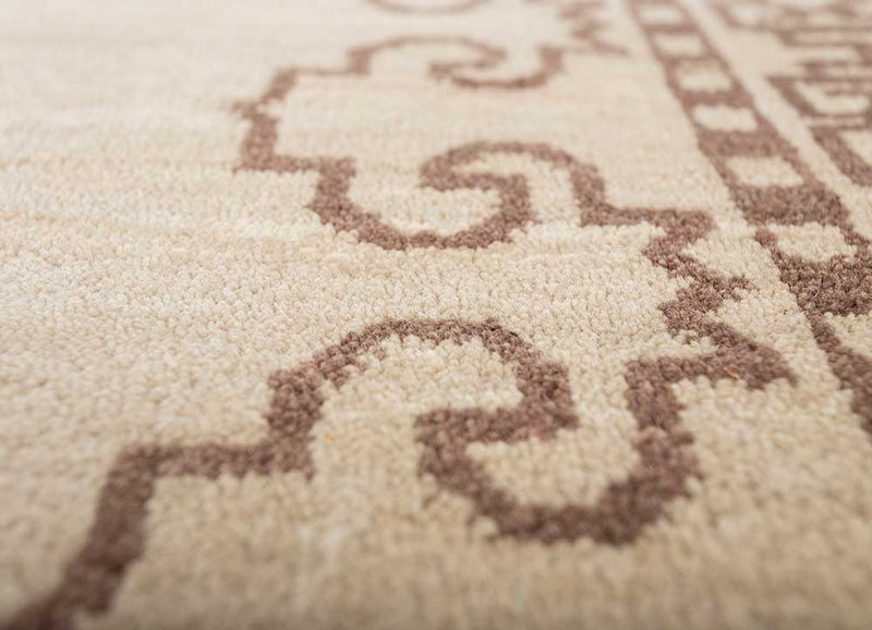 Wollteppich - 180 x 270 cm - beige