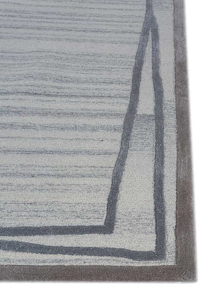 Wollteppich - 180 x 270 cm - grau