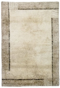 Nepal Teppich 122x173cm - Wollteppich - beige – product image