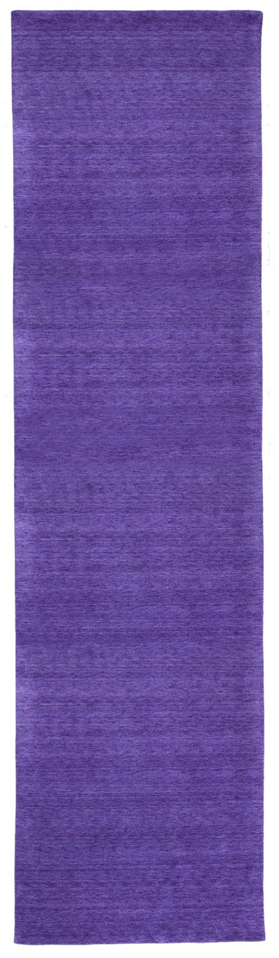 Gabbeh Teppich Indus 80x400cm - Wollteppich - lila