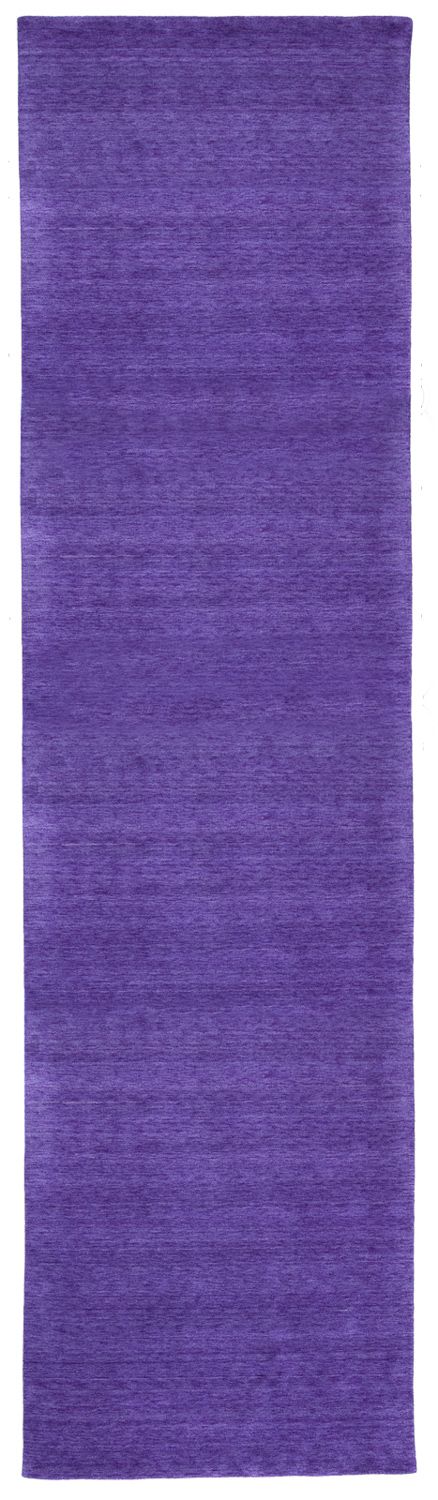 Gabbeh Teppich Indus 80x400cm - Wollteppich - lila