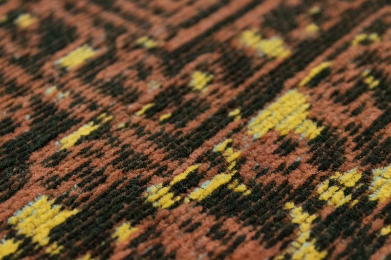 Vintage Teppich 80x300cm - gold