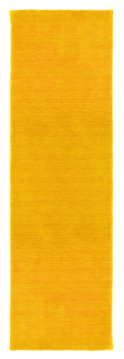 Gabbeh Teppich Indus 80x200cm - Wollteppich - gold