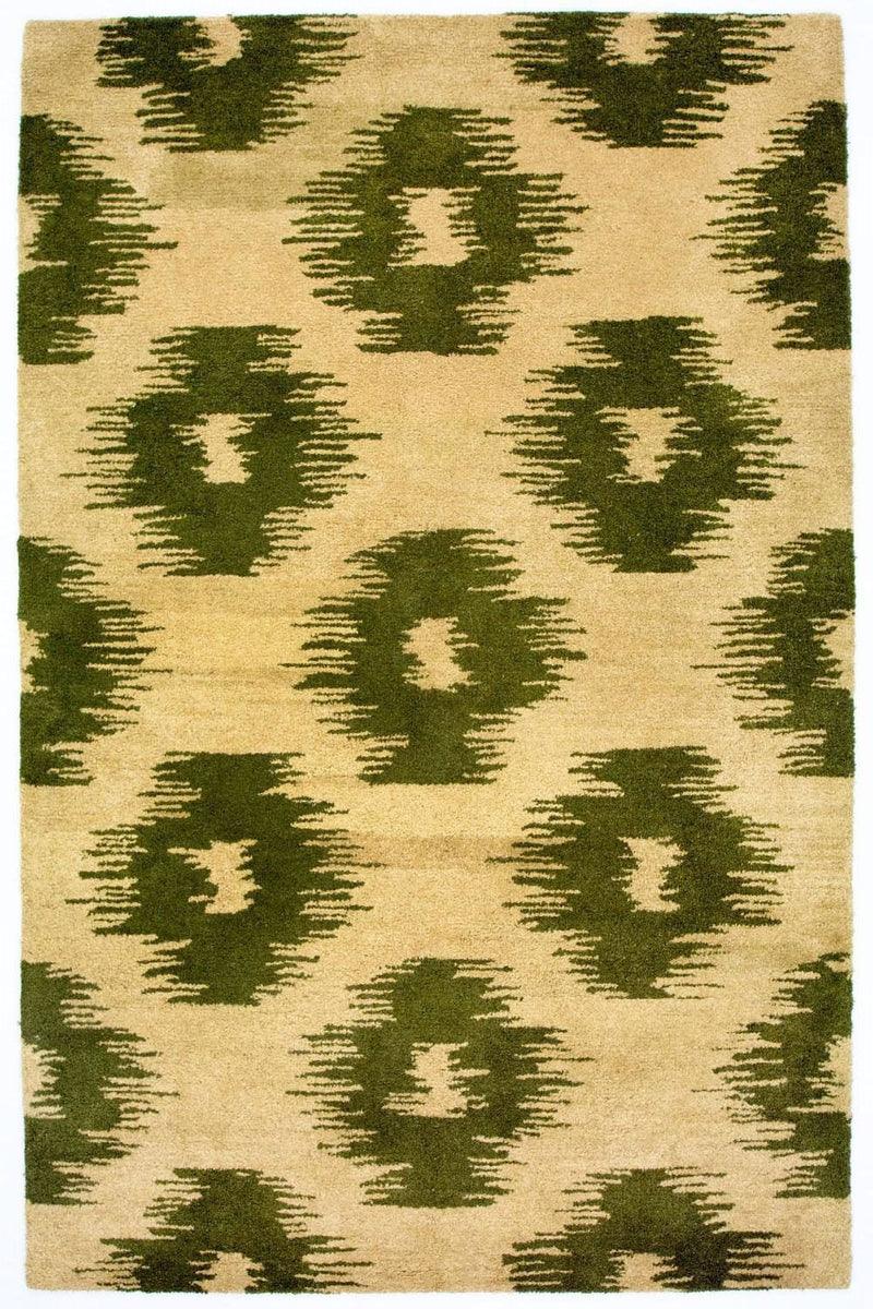 Wollteppich 155x240cm - grün