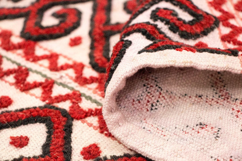 Kelim Afghan Teppich 127x240cm - mehrfarbig