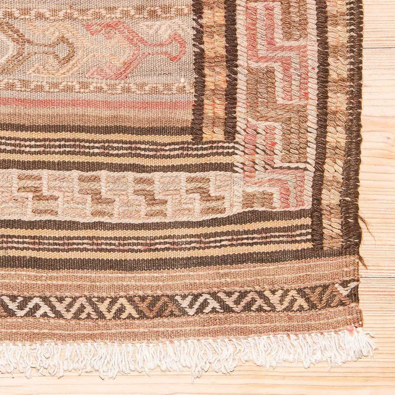 Kelim Fars Teppich 150x263cm - mehrfarbig