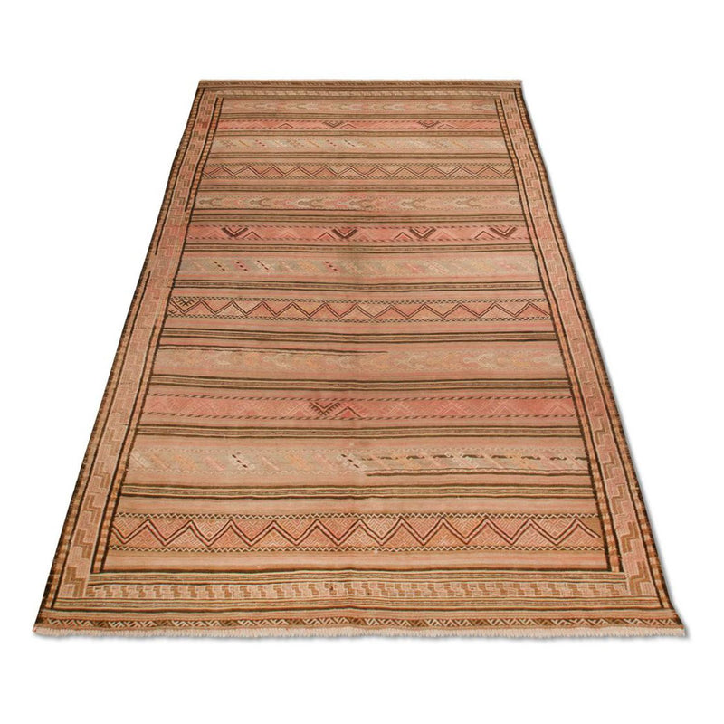 Kelim Fars Teppich 150x263cm - mehrfarbig