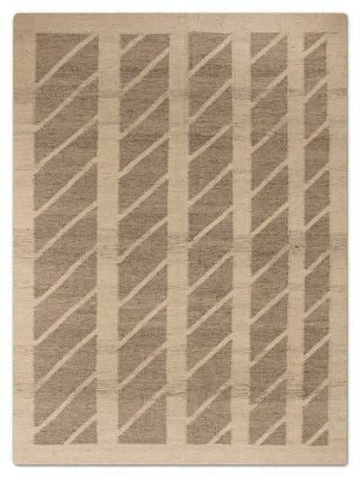 Kelim Modern Teppich 140x200cm - natur