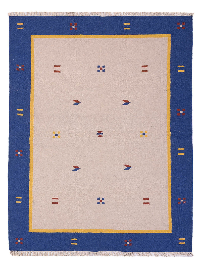 Kelim Modern Teppich 170x240cm - beige
