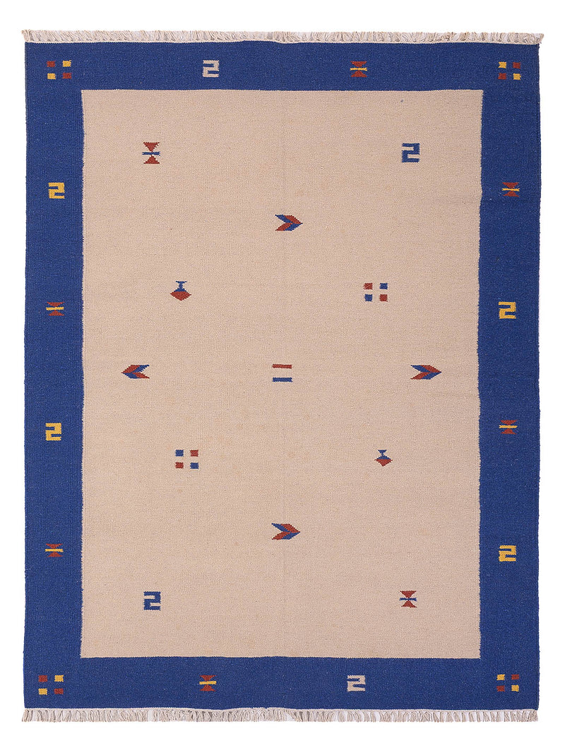 Kelim Modern Teppich 170x240cm - beige
