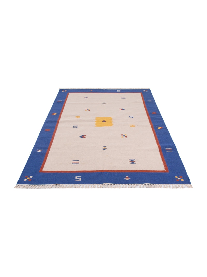 Kelim Modern Teppich 170x240cm - beige
