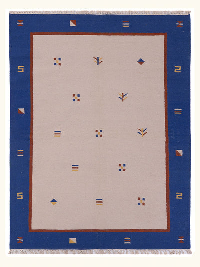 Kelim Modern Teppich 170x240cm - beige