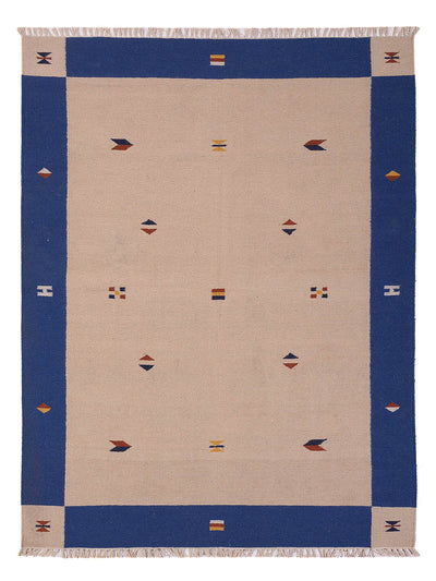 Kelim Modern Teppich 170x240cm - beige