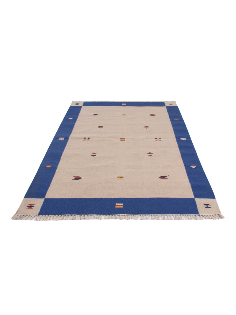 Kelim Modern Teppich 170x240cm - beige