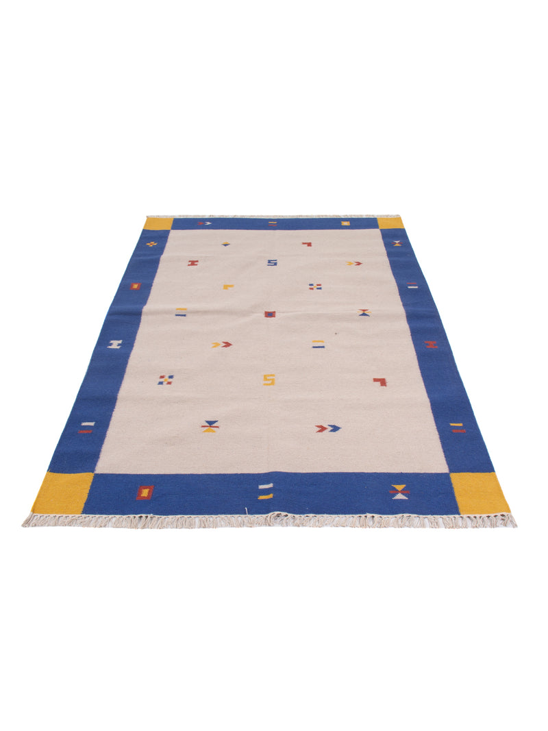 Kelim Modern Teppich 170x240cm - beige
