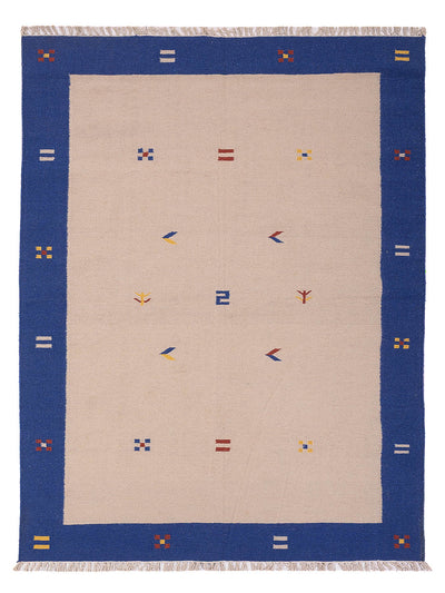 Kelim Modern Teppich 170x240cm - beige