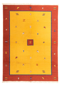 Kelim Modern Teppich 170x240cm - gold – product image