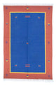 Kelim Modern Teppich 140x200cm - blau