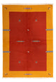 Kelim Modern Teppich 170x240cm - dunkelrot
